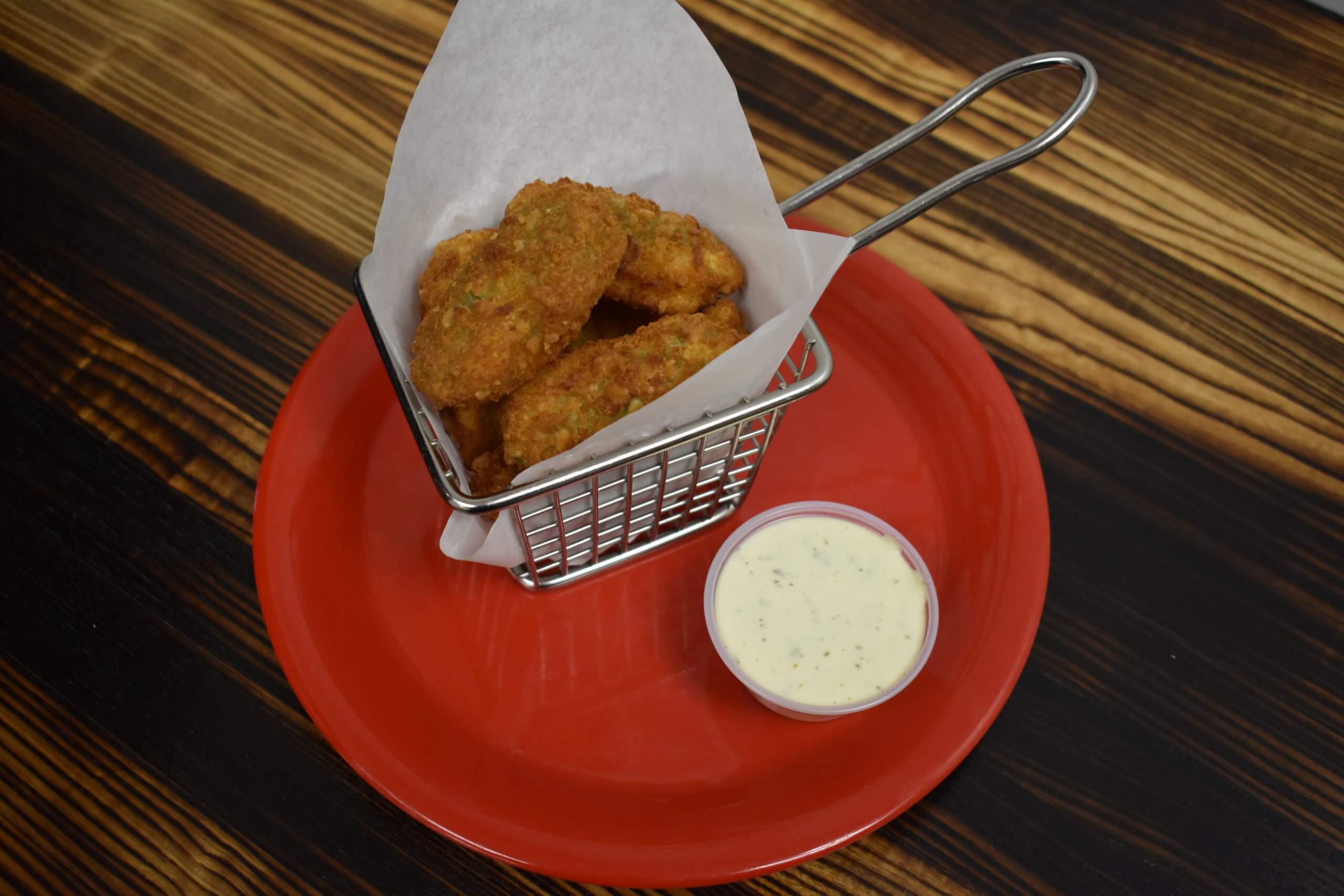 Jalapeno poppers appetizer from Pequod's Pizza in Chicago.