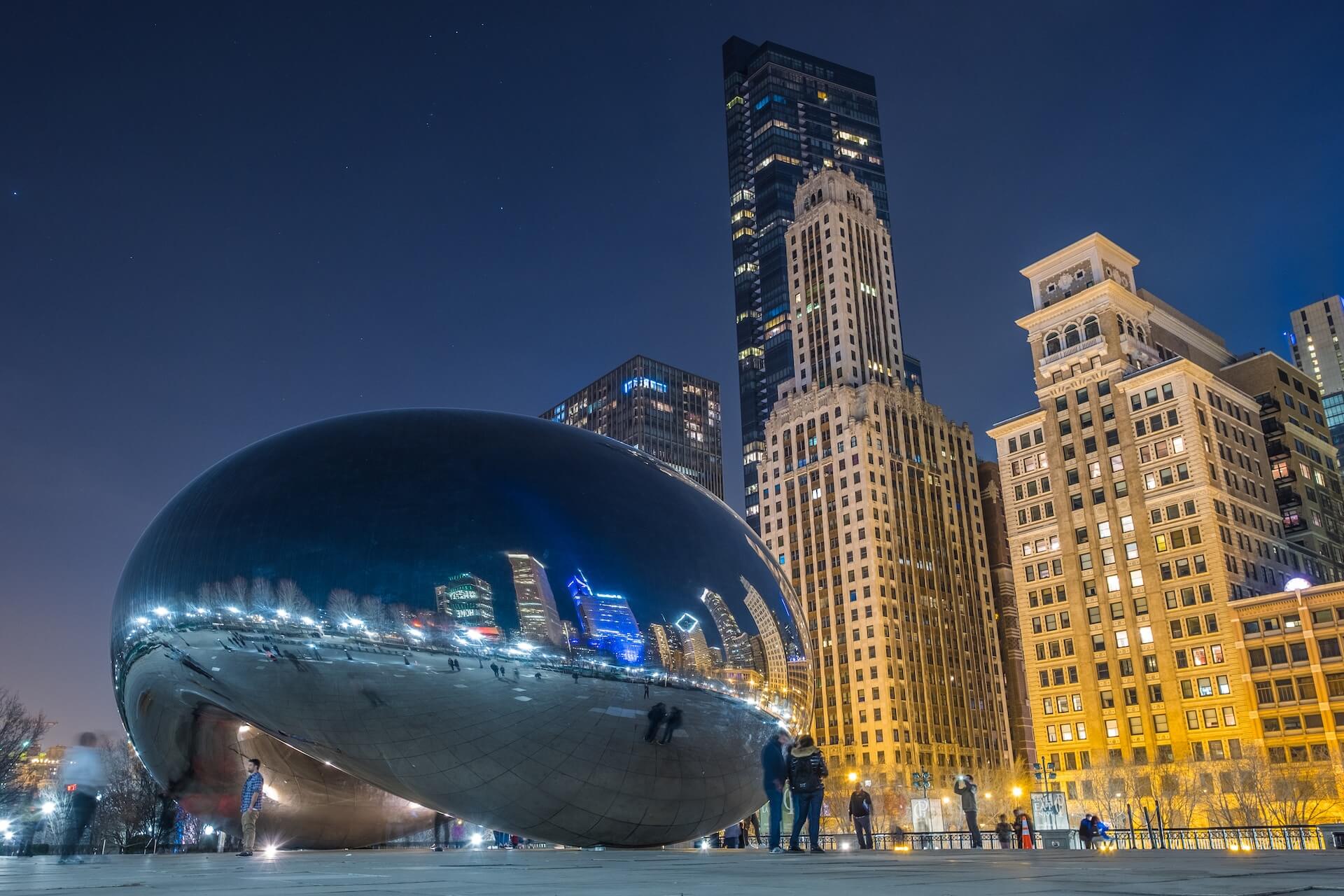 Chicago Bean in Millennium Park